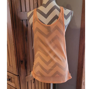 Merrell Peach Athletic Tank New with Tags Blue Drawstring Small